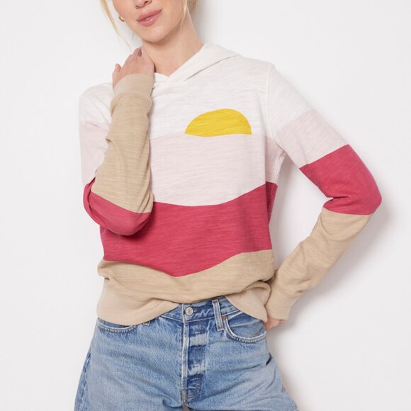 FAHERTY Tops - NWT WOMEN'S FAHERTY SUN & WAVES AZORES PULLOVER HOODIE SWEATSHIRT  XS-S-M-L-XXL